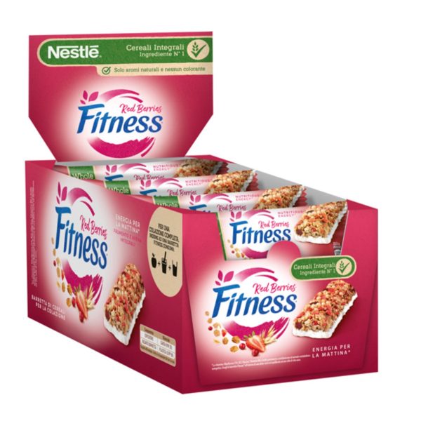 غلات بار رژیمی فیتنس توت فرنگی 16 عددی Fitness(تضمین اصالت کالا)